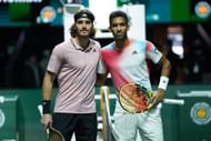 Stefanos Tsitsipas (L) and Felix Auger-Aliassime (R) - Source: Getty